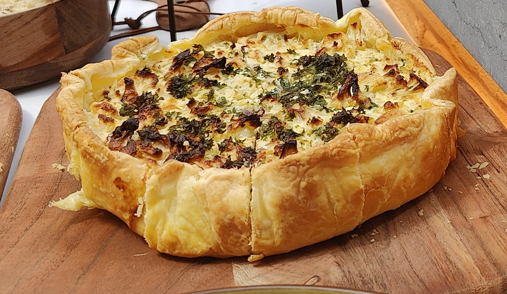 Quiches met salades